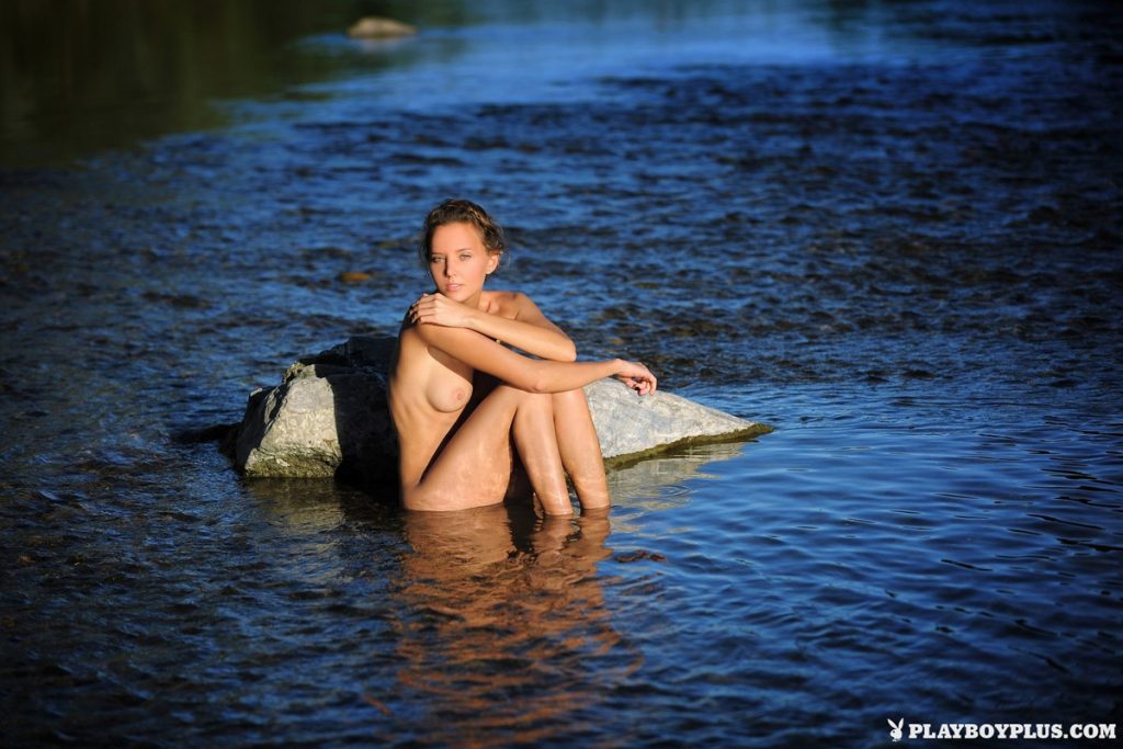 Katya Clover Rock in the Water