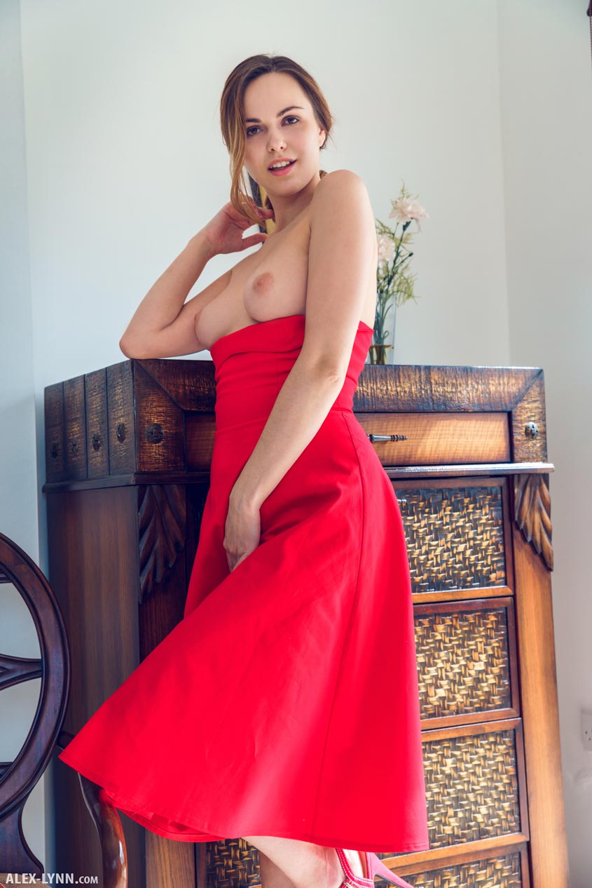 Nasita Under her Red Dress