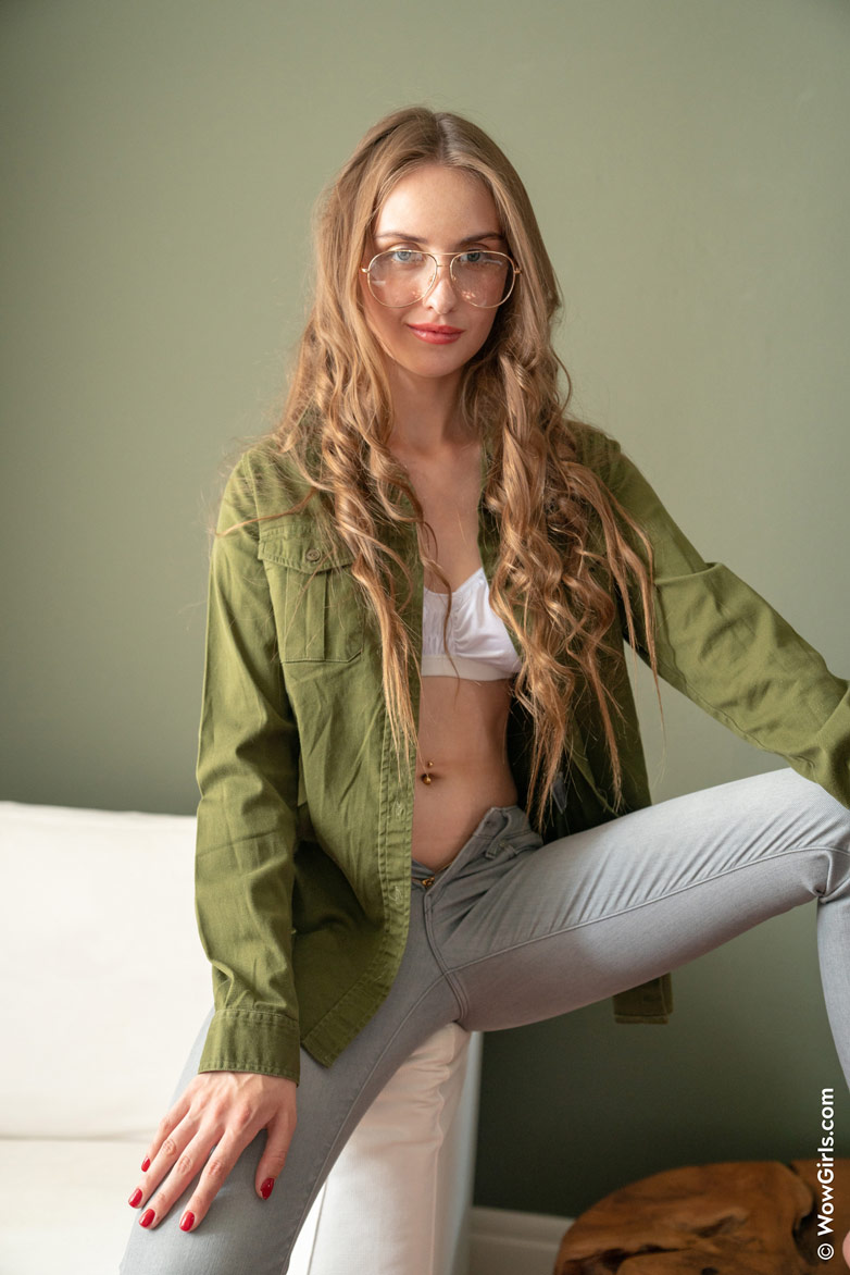 Lena Reif Cute girl with Glasses
