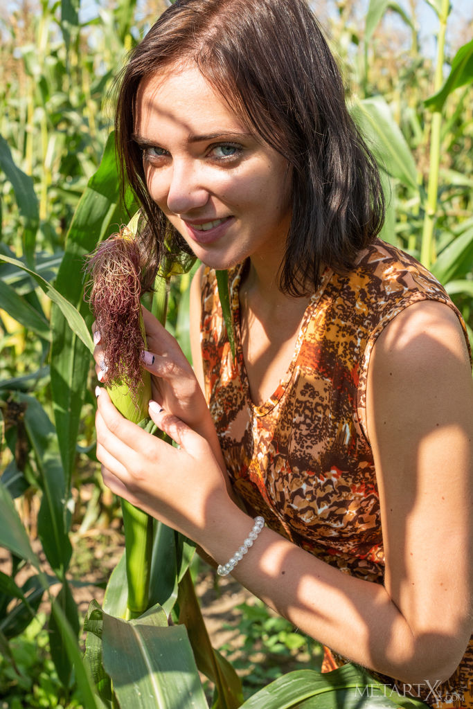 Oxana Chic Fun in a Corn Field