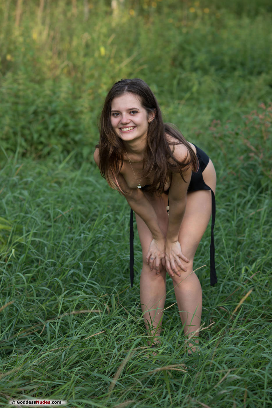 Pola Nude in Tall Grass
