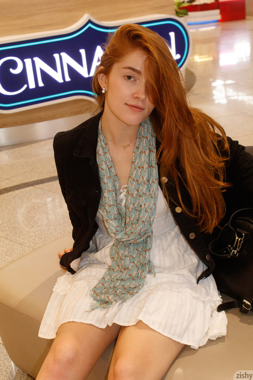 Jia Lissa in a Skirt