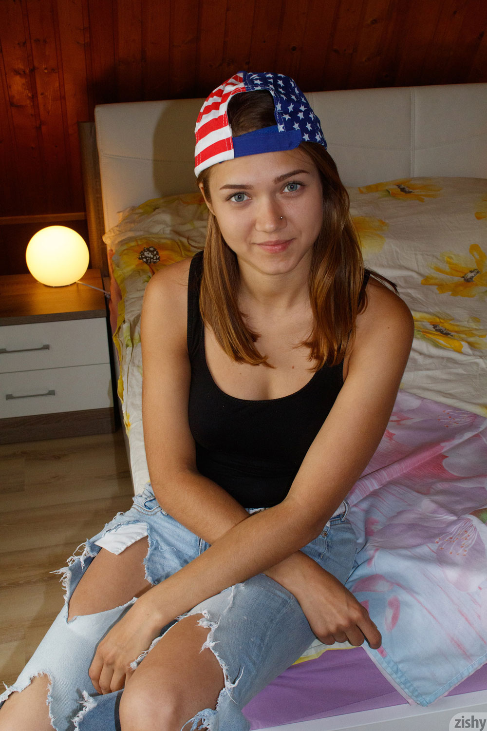 Sofia Orlova in Jeans