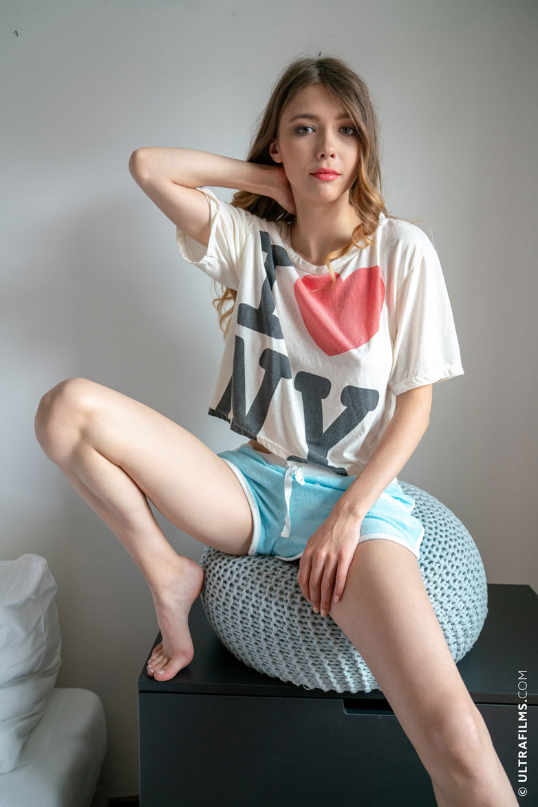 Mila Azul White Top and Shorts