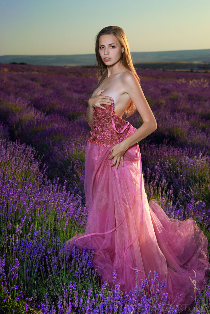 Elle Tan Lavender Field