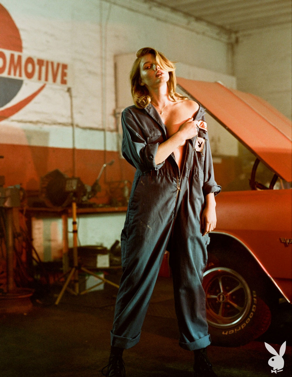 Savannah Smith Nude in a Garage