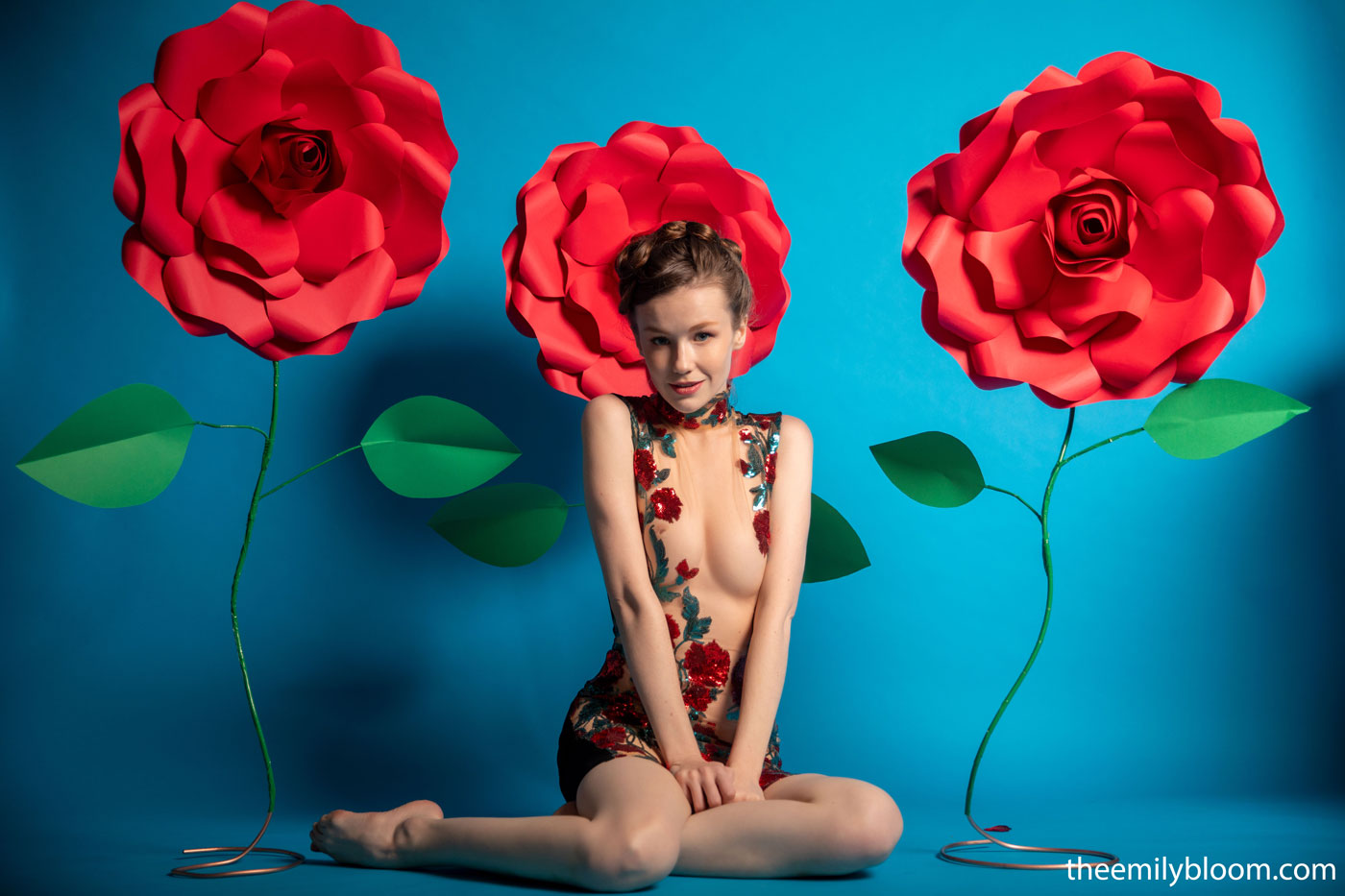 Emily Bloom Red Roses