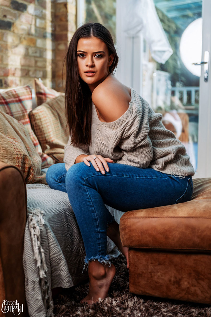 Brook Wright Sweater and Jeans