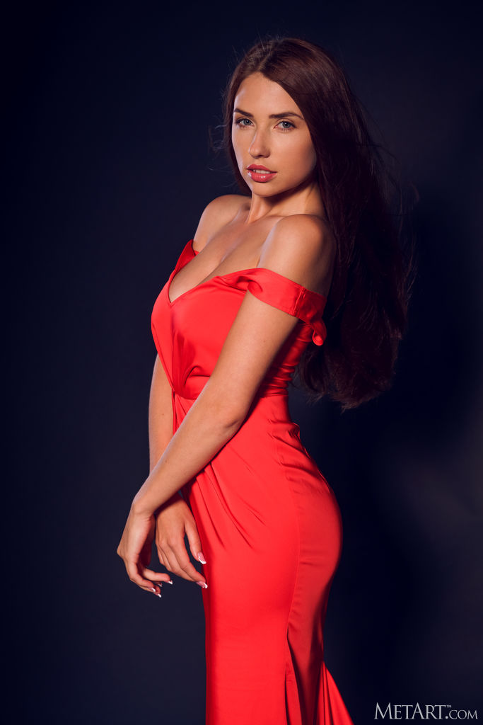 Niemira Classy Red Dress