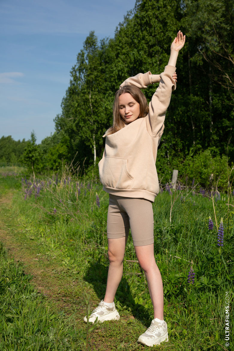 Olivia Strips in the Outdoors