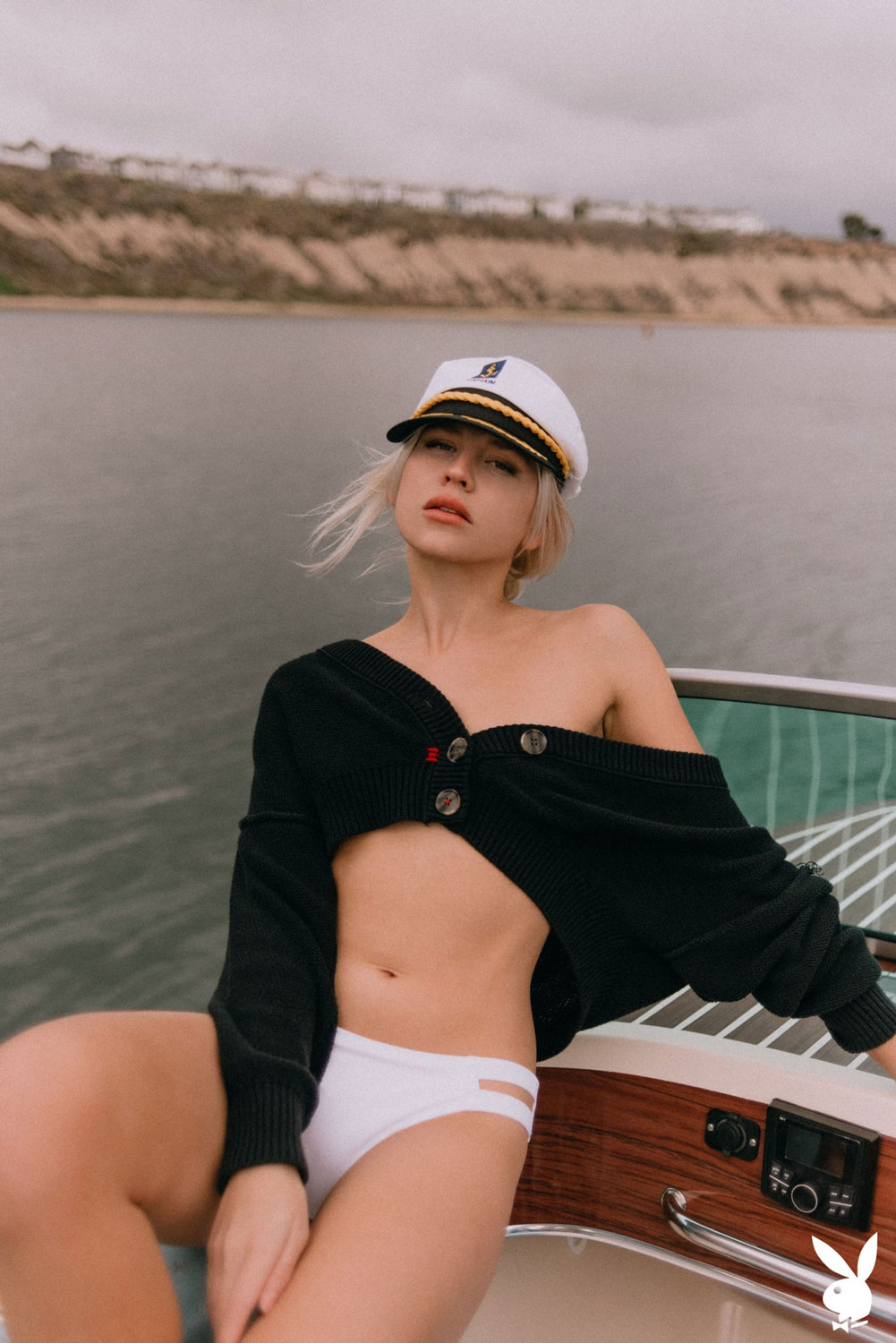 Lennon Elizabeth on a Boat