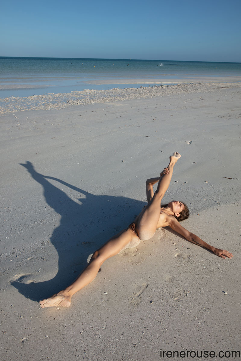 Irene Rouse Spreads in the Sand