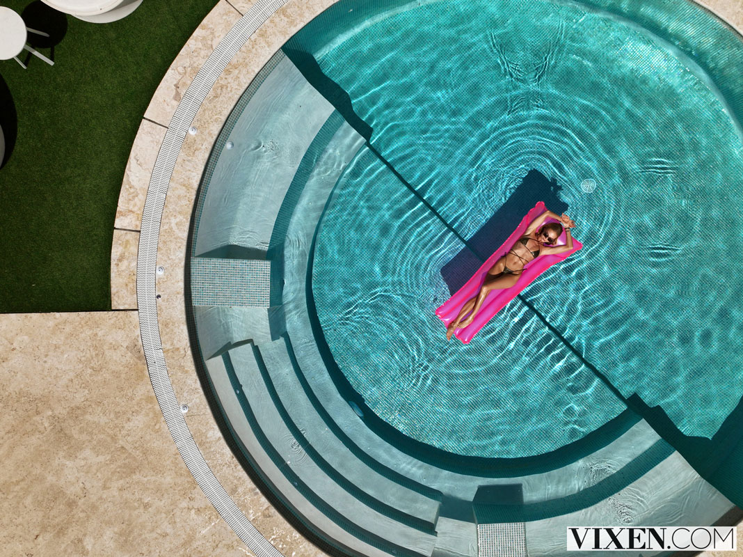 Nancy A in the Pool