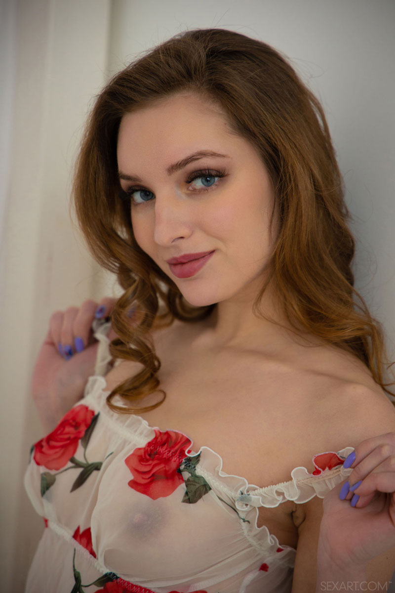 Viviann in a Flower Dress