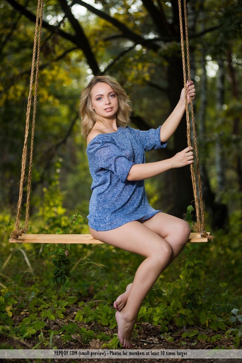 Lydia J On a Swing